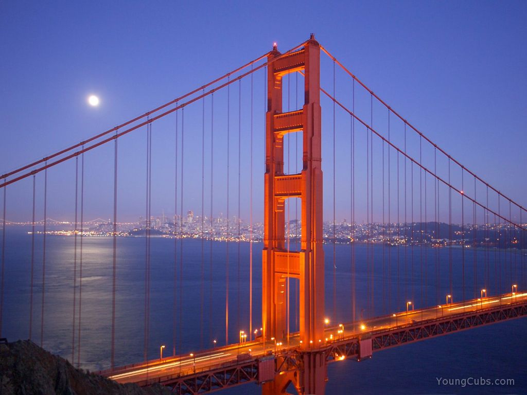 Moonrise Over San Francisco
